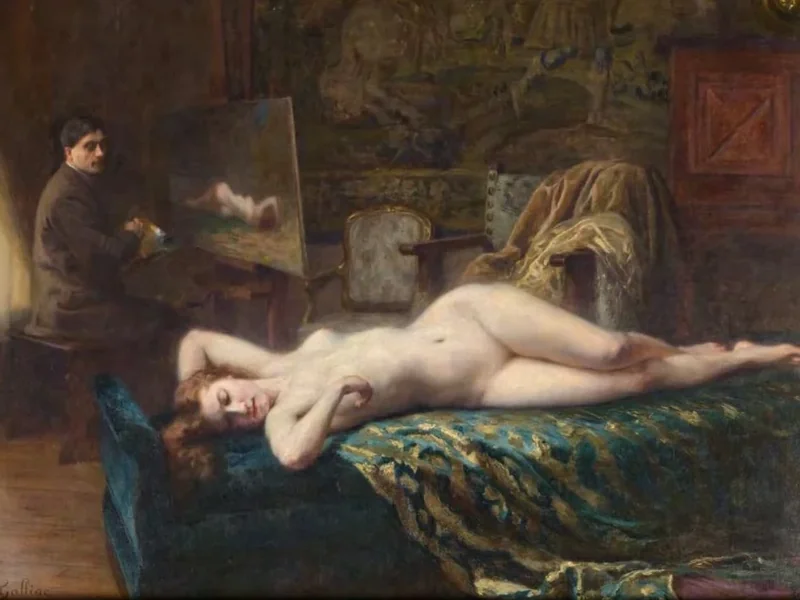 1849-Louis Galliac - La modella